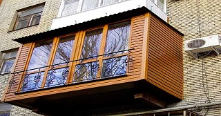 Внешняя отделка балкона Кострома цена от 1031 руб. м/2.