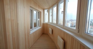 Внутренняя отделка лоджии Кострома, цена от 207 руб. м2